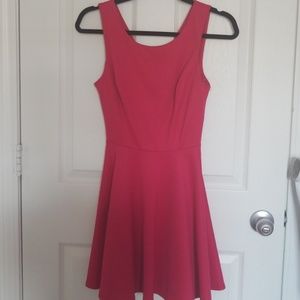 GUESS fuchsia skater dress